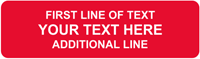 Rectangular Custom Template  Text