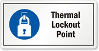 Thermal Lockout Point Label