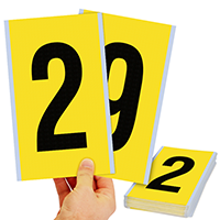 Vinyl Cloth 6 Inch Character Height 0 9 Number Kit