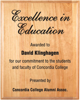 Custom Genuine Cherry Wooden Award Plaque