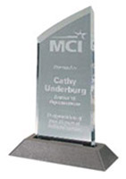 Pop in Acrylics Deco Award with Base