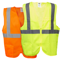 Class 2, Type R, Reflective Safety Vest with Zipper
