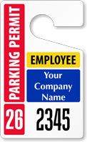 ToughTag™ for Jumbo Numbered Parking Permits