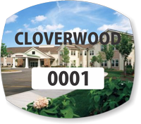 Picture Based Customizable Parking Permit Mirror Decal