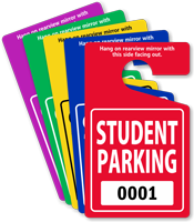 ToughTag™ Standard Sized Rearview Mirror Hang Tag