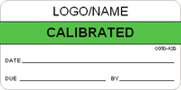 Calibrated Label [add name or logo]
