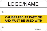 Calibrated Label [add name or logo]