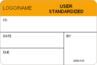 User Standardized Label [add name or logo]