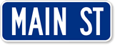 Customized 'Civic' Street Sign with Suffix Border