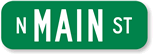 Create Own Civic Street Sign with Prefix Suffix