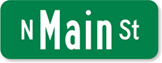 Create Your Own Street Sign in Lower Case