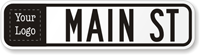 Customized Civic Street Sign (Suffix Border and Logo)