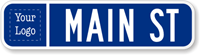 Customized Civic Street Sign (Suffix Border and Logo)