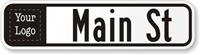 Customized Civic Street Sign (Lower Case and Logo)