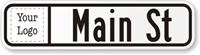 Personalized Civic Street Sign (Lower Case and Logo)