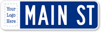 Create Civic Street Sign (Suffix Border and Logo)