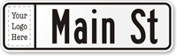 Create Civic Street Sign (Lower Case and Logo)