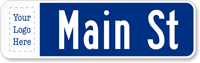Create Civic Street Sign (Lower Case and Logo)