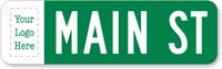Create Own Civic Street Sign (Suffix and Logo)