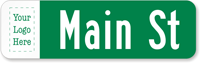 Create Own Civic Street Sign (Suffix and Logo)