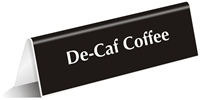 Office Tabletop Tent Sign