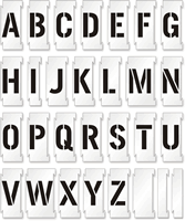 Lock n Spray Interlocking A Z Floor Stencil Kit