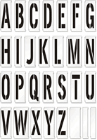 Lock n Spray Interlocking A Z Floor Stencil Kit