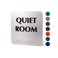 4 x 4 inch Custom Braille Sign