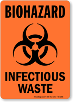 Biohazard Infectious Waste Sign