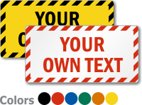 Custom Sign Add Own Text