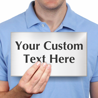 Custom Engraved Steel Sign