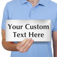 Custom Engraved Steel Sign