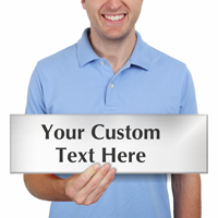 Custom Engraved Steel Sign