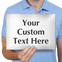 Custom Engraved Steel Sign