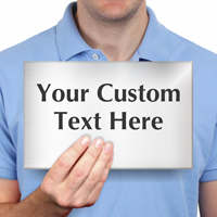 Custom Engraved Steel Sign