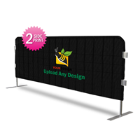 Custom Mesh CrowdMaster Solid Color Barricade Jacket Cover