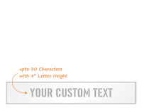Custom Add Own Text Stencil