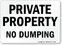 Private Property  Sign