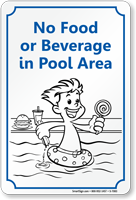 No Food Or Beverages Sign