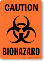 Caution Biohazard Sign