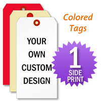 Custom Colored Tags