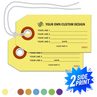 Double Sided Horizontal Warehouse Tag
