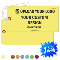 Single Sided Warehouse Tag, (8" x 4")