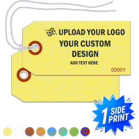 Single Sided Warehouse Tag, (3.75" x 1.875")