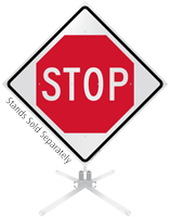 Stop Roll-Up Sign