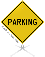 Parking Roll-Up Sign