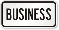 Business - Route Marker Sign