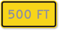 Custom Ft   Traffic Sign