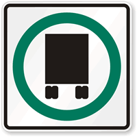 National Network Route (Symbol) Weight Limit Sign
