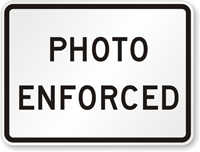 MUTCD Photo Enforced Road Traffic Signal Sign